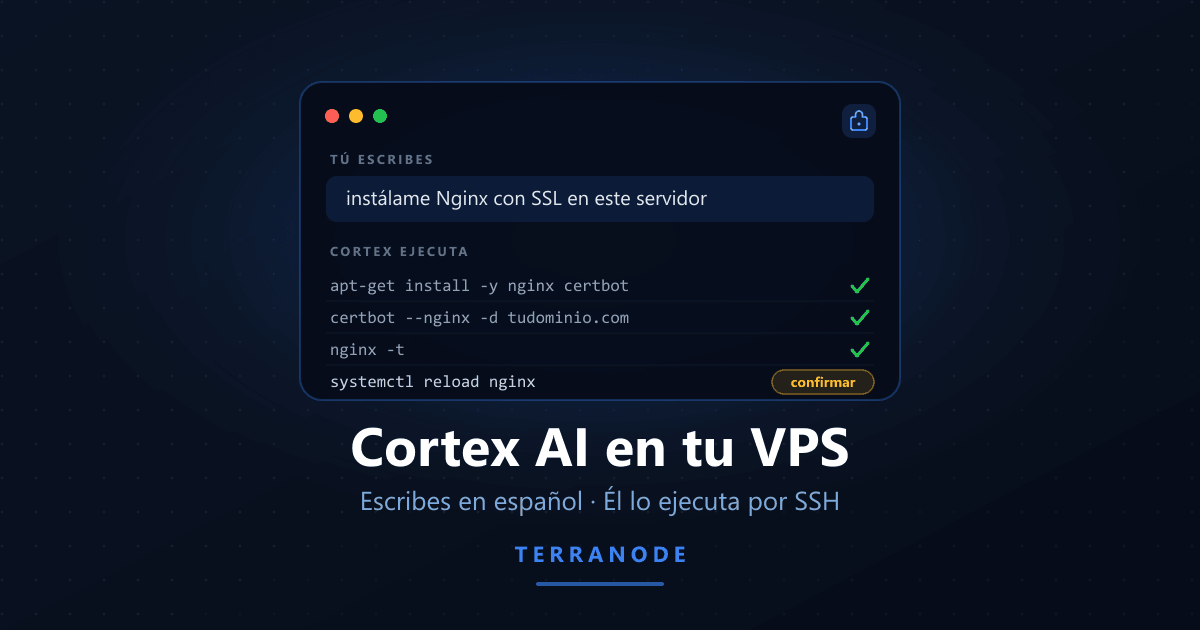 Cortex AI: dile a tu VPS lo que necesitas y él lo hace